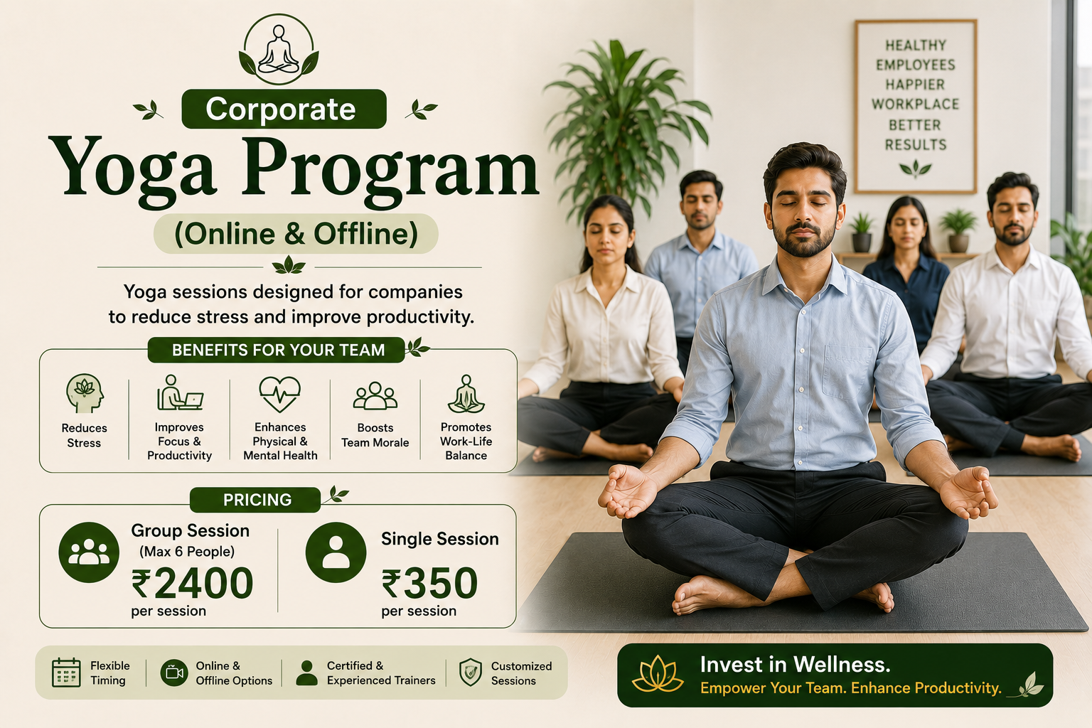 Corporate Yoga Program