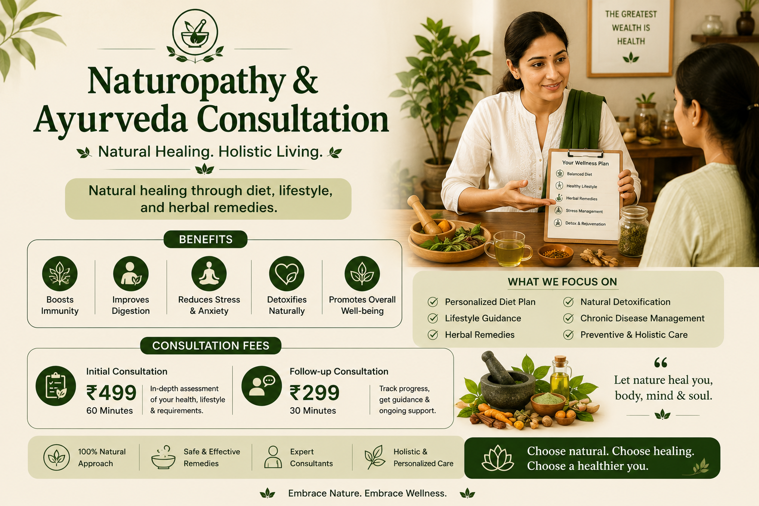 Naturopathy and Ayurveda Consultation
