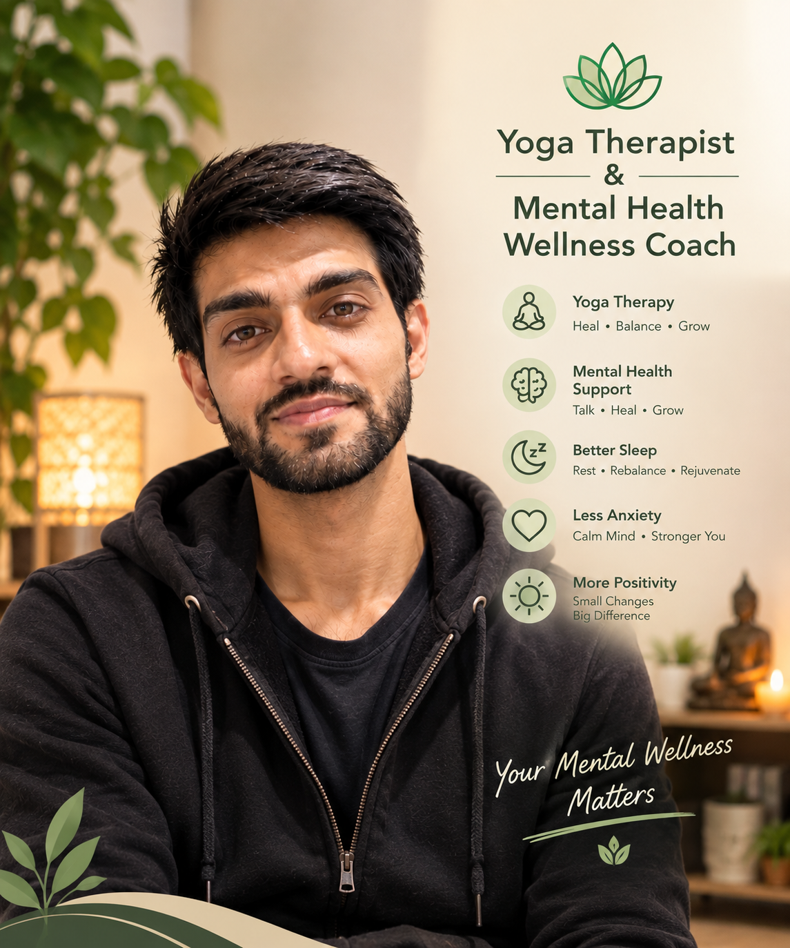 Praashanto Ganguli — Yoga Therapist and Mental Wellness Coach, ArogyaVritta